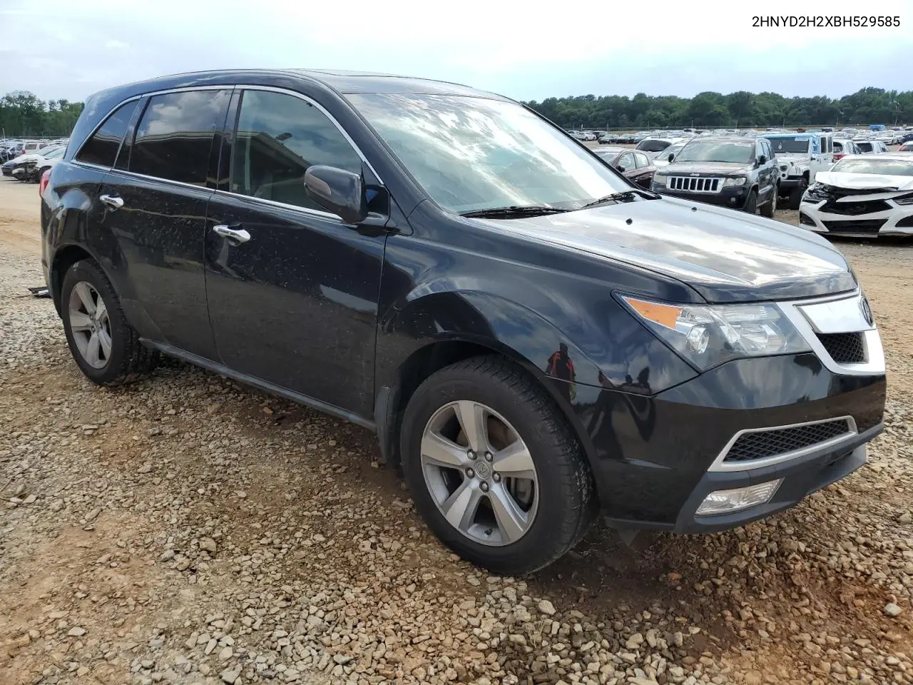 2011 Acura Mdx VIN: 2HNYD2H2XBH529585 Lot: 57184145