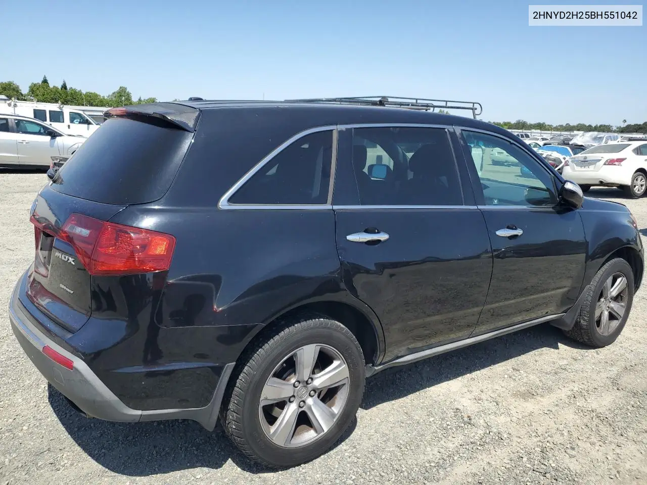 2011 Acura Mdx VIN: 2HNYD2H25BH551042 Lot: 58401045