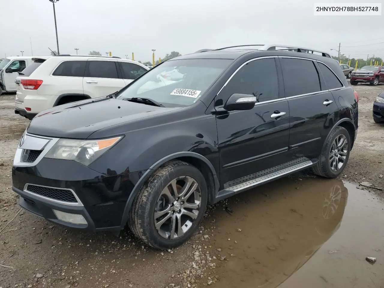 2011 Acura Mdx Advance VIN: 2HNYD2H78BH527748 Lot: 59884155