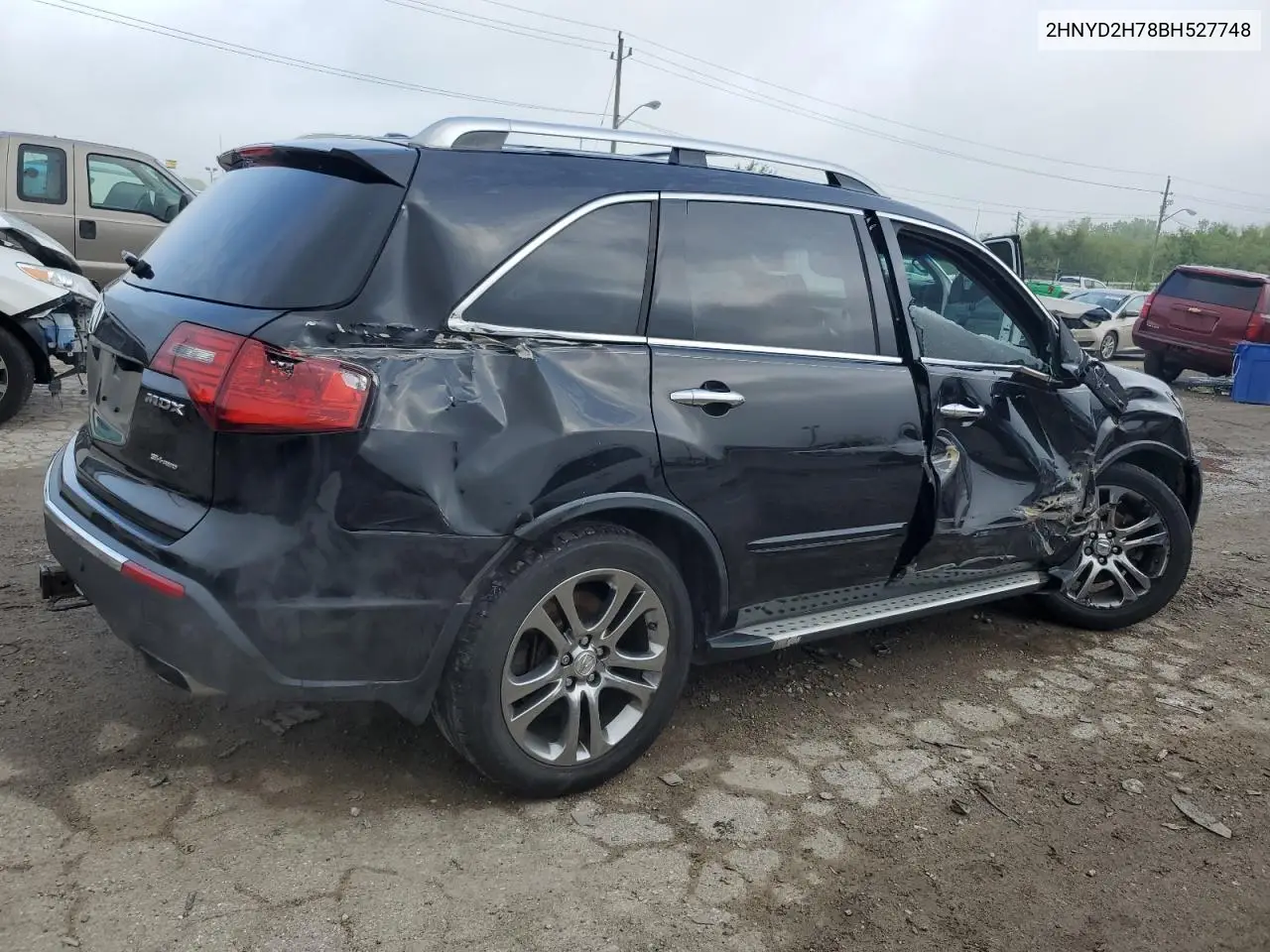 2011 Acura Mdx Advance VIN: 2HNYD2H78BH527748 Lot: 59884155