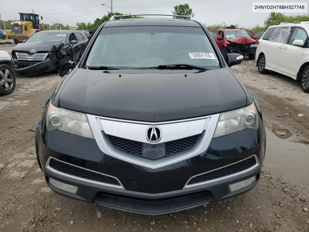 2011 Acura Mdx Advance VIN: 2HNYD2H78BH527748 Lot: 59884155