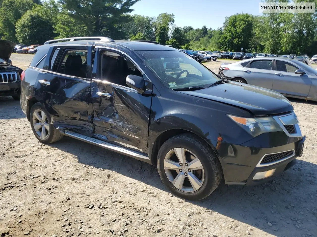 2011 Acura Mdx Technology VIN: 2HNYD2H64BH536034 Lot: 61780805