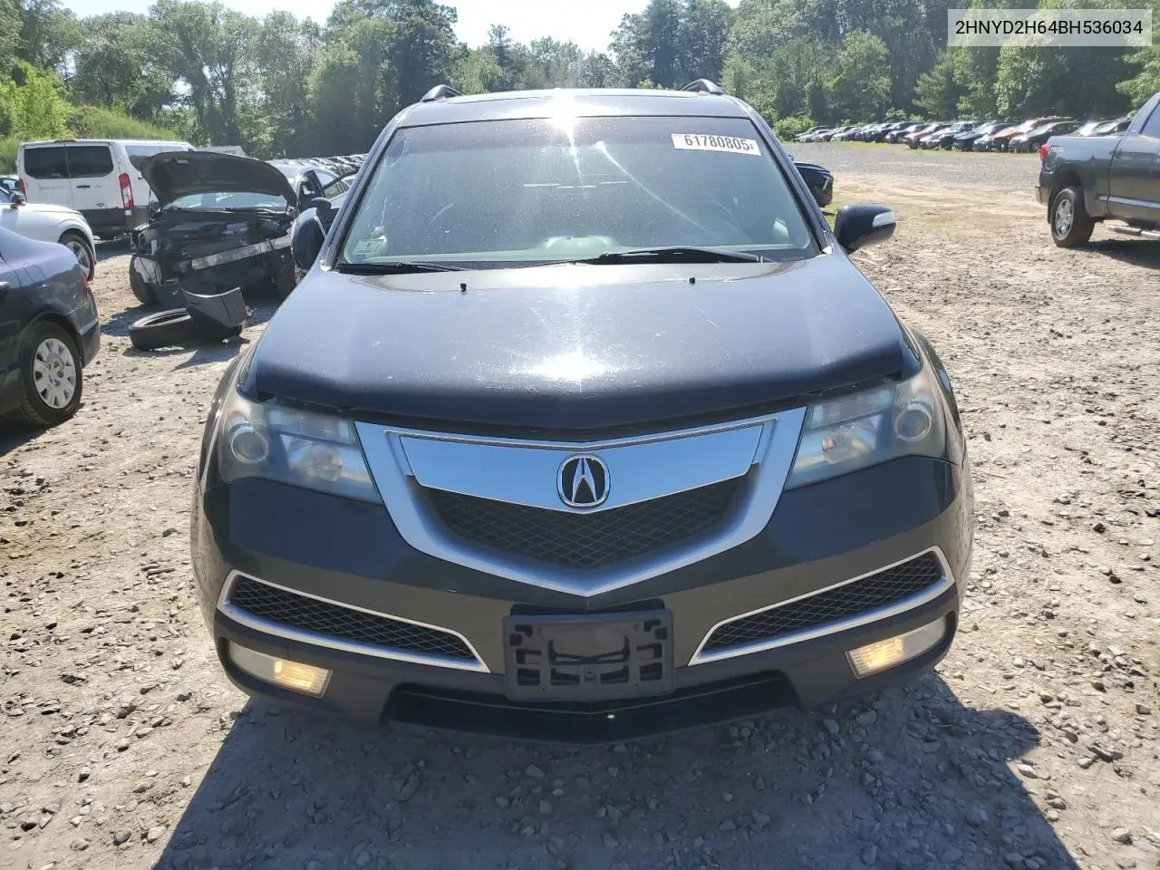 2011 Acura Mdx Technology VIN: 2HNYD2H64BH536034 Lot: 61780805
