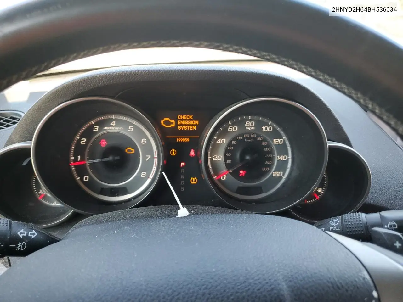 2011 Acura Mdx Technology VIN: 2HNYD2H64BH536034 Lot: 61780805