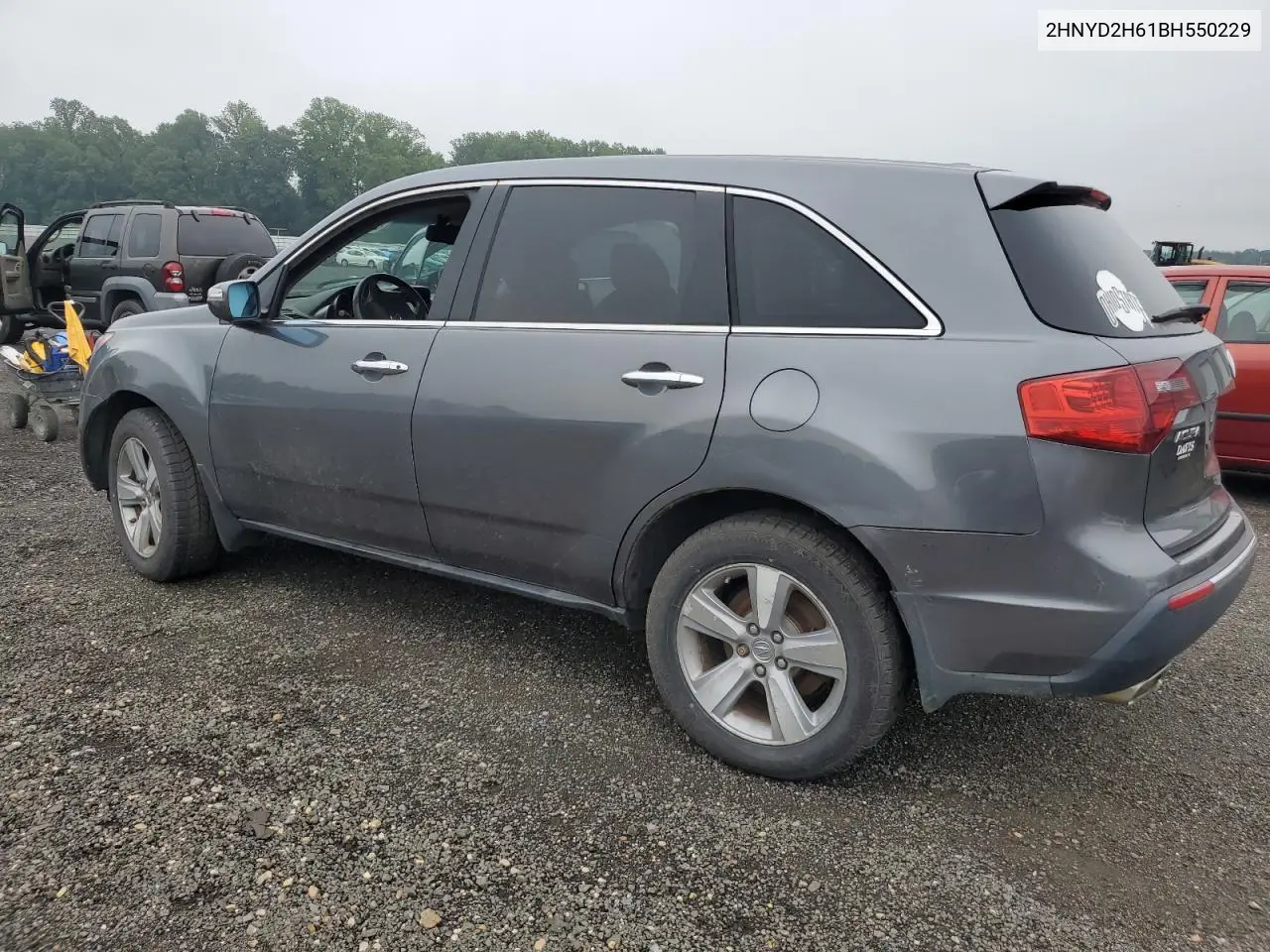 2011 Acura Mdx Technology VIN: 2HNYD2H61BH550229 Lot: 62960555