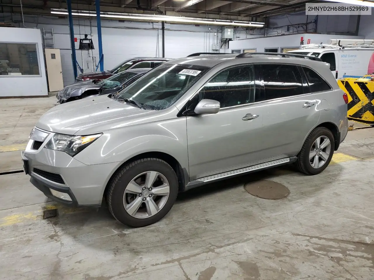 2011 Acura Mdx Technology VIN: 2HNYD2H68BH529989 Lot: 63053795