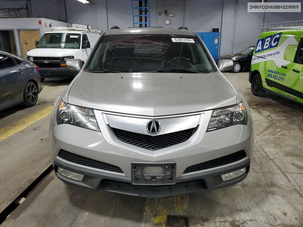 2011 Acura Mdx Technology VIN: 2HNYD2H68BH529989 Lot: 63053795