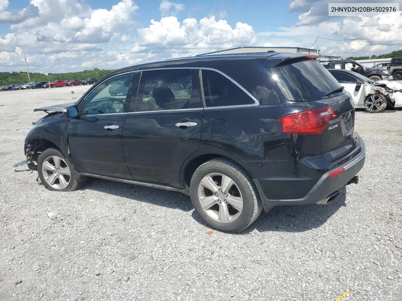 2011 Acura Mdx VIN: 2HNYD2H20BH502976 Lot: 63280895