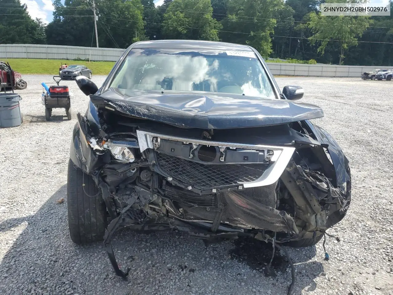 2011 Acura Mdx VIN: 2HNYD2H20BH502976 Lot: 63280895