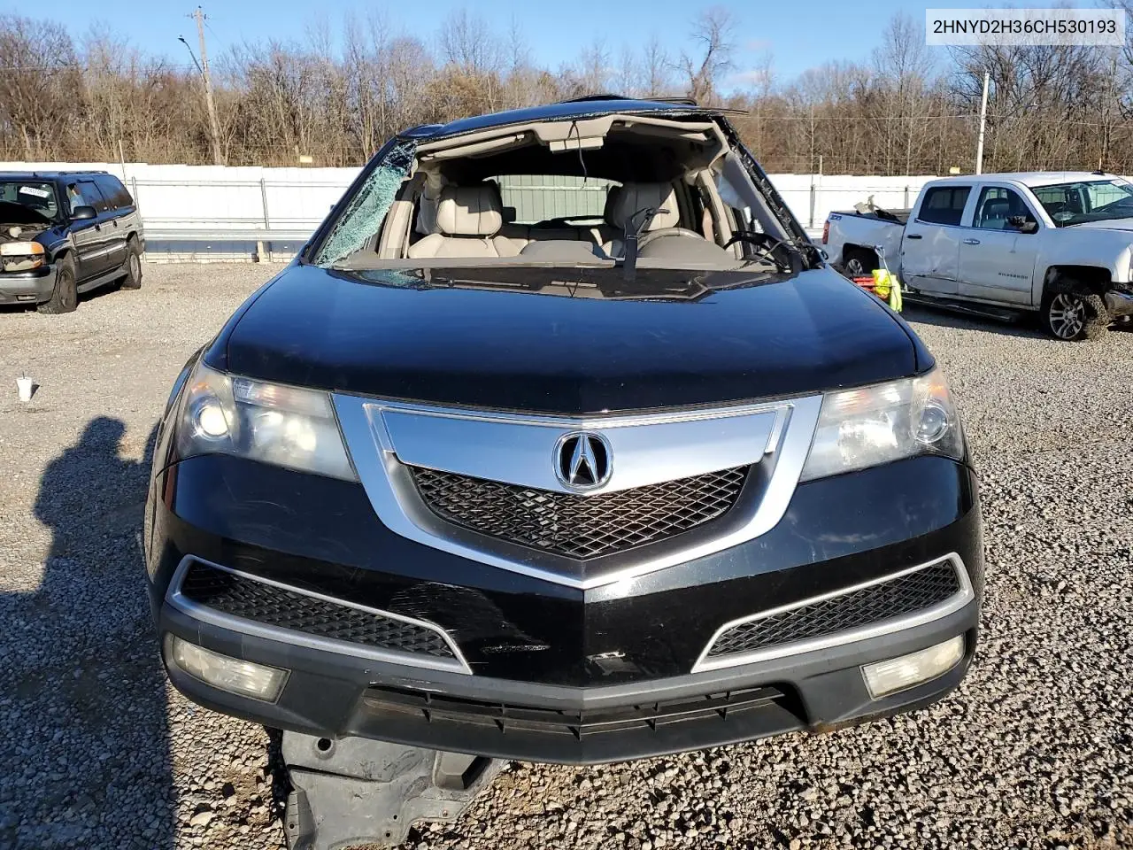2012 Acura Mdx Technology VIN: 2HNYD2H36CH530193 Lot: 47995085