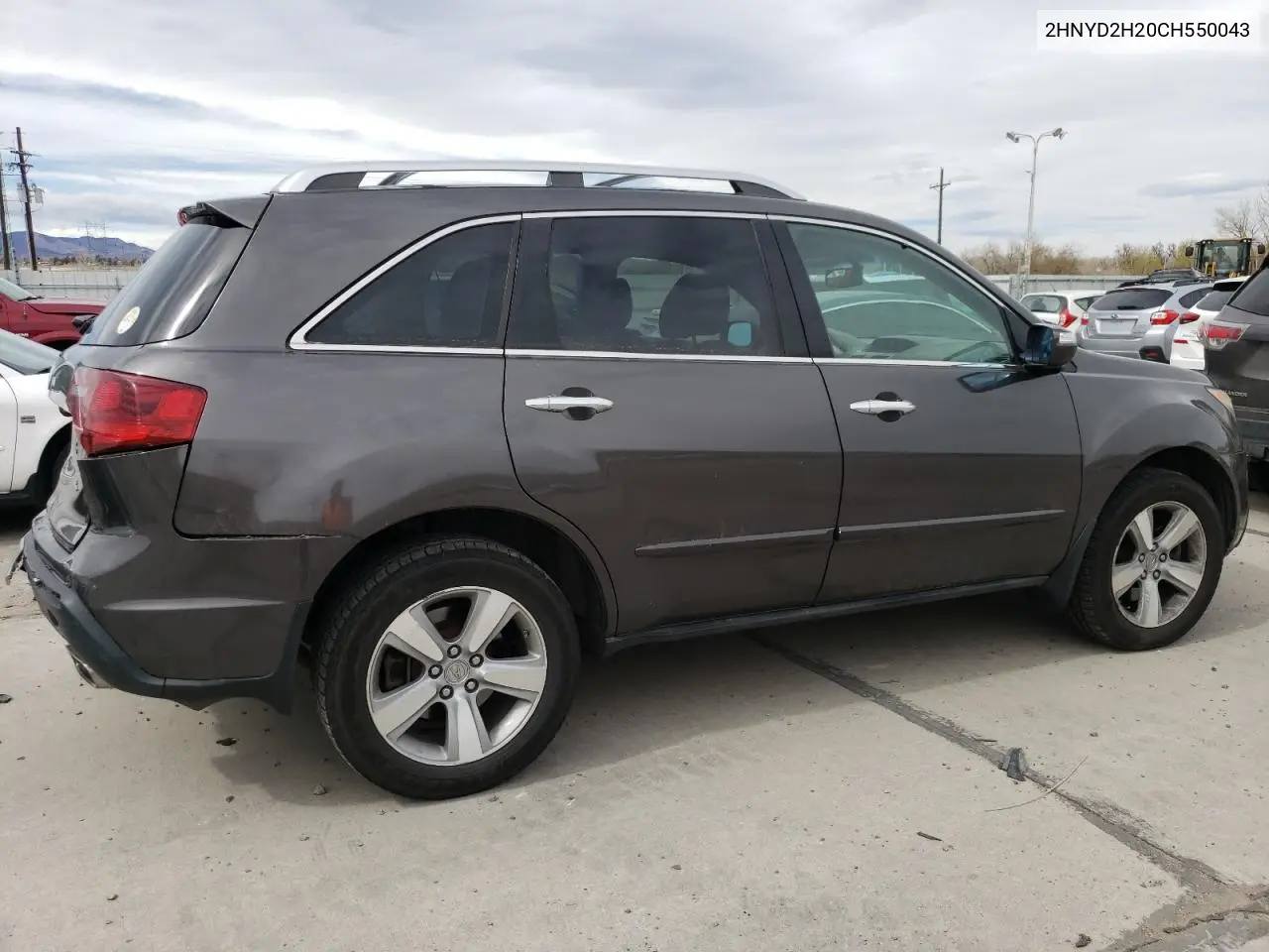 2012 Acura Mdx VIN: 2HNYD2H20CH550043 Lot: 50120715