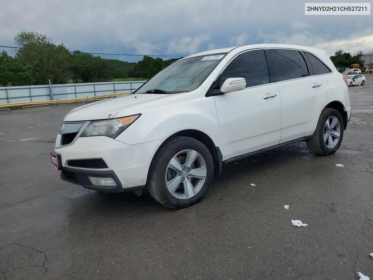 2012 Acura Mdx VIN: 2HNYD2H21CH527211 Lot: 52812365