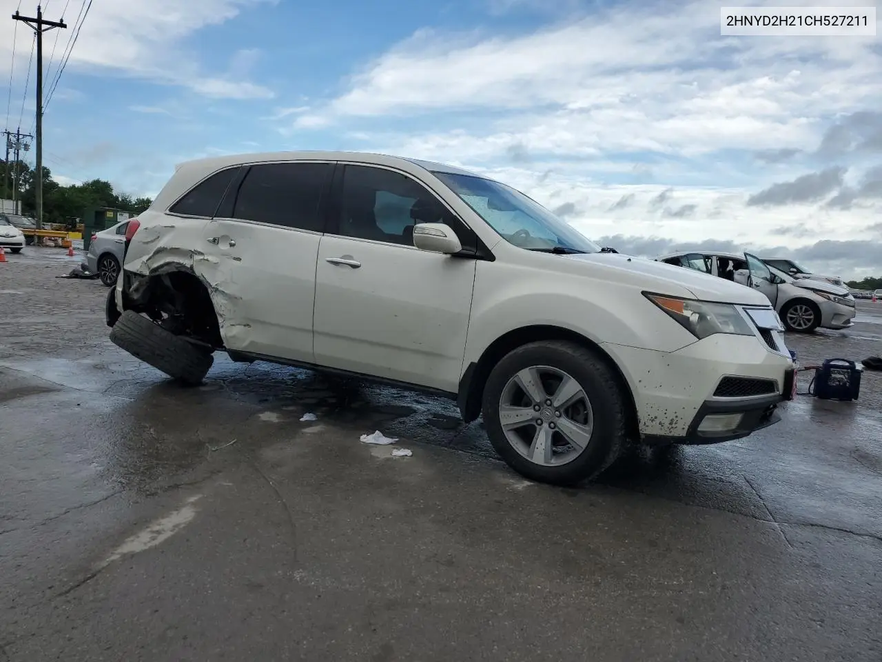 2012 Acura Mdx VIN: 2HNYD2H21CH527211 Lot: 52812365