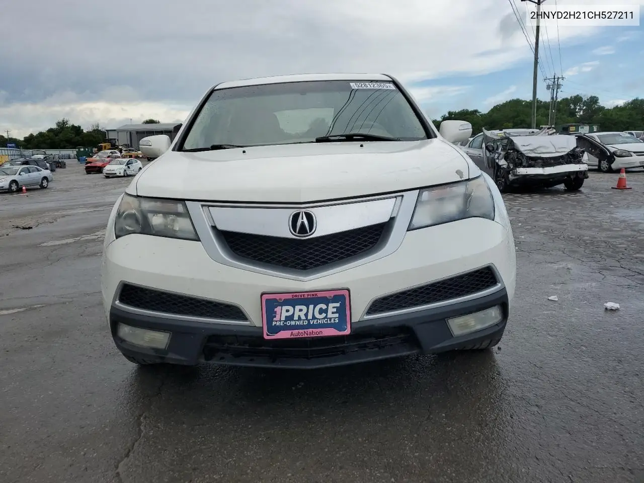 2012 Acura Mdx VIN: 2HNYD2H21CH527211 Lot: 52812365