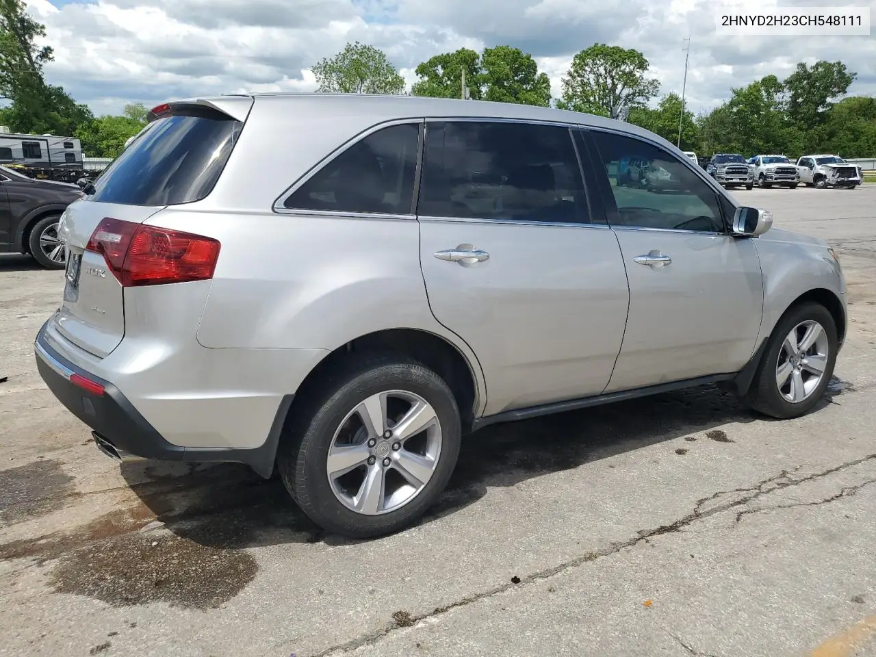 2012 Acura Mdx VIN: 2HNYD2H23CH548111 Lot: 56323665