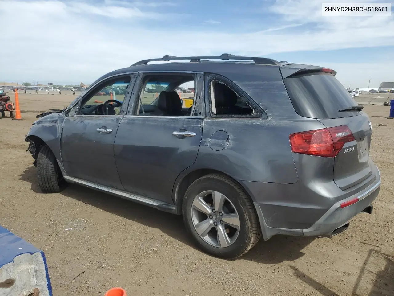 2012 Acura Mdx Technology VIN: 2HNYD2H38CH518661 Lot: 56795375
