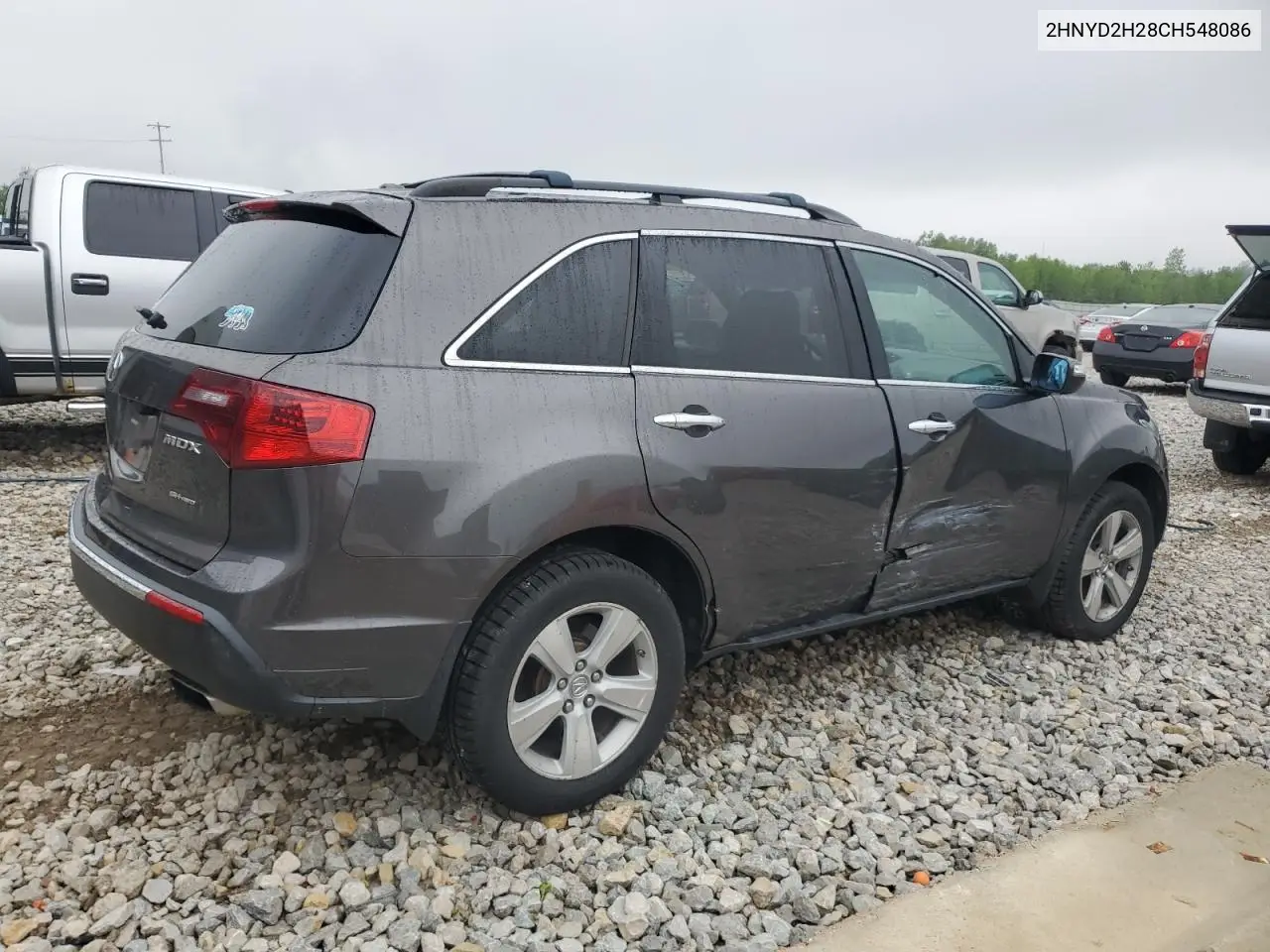 2012 Acura Mdx VIN: 2HNYD2H28CH548086 Lot: 58665135
