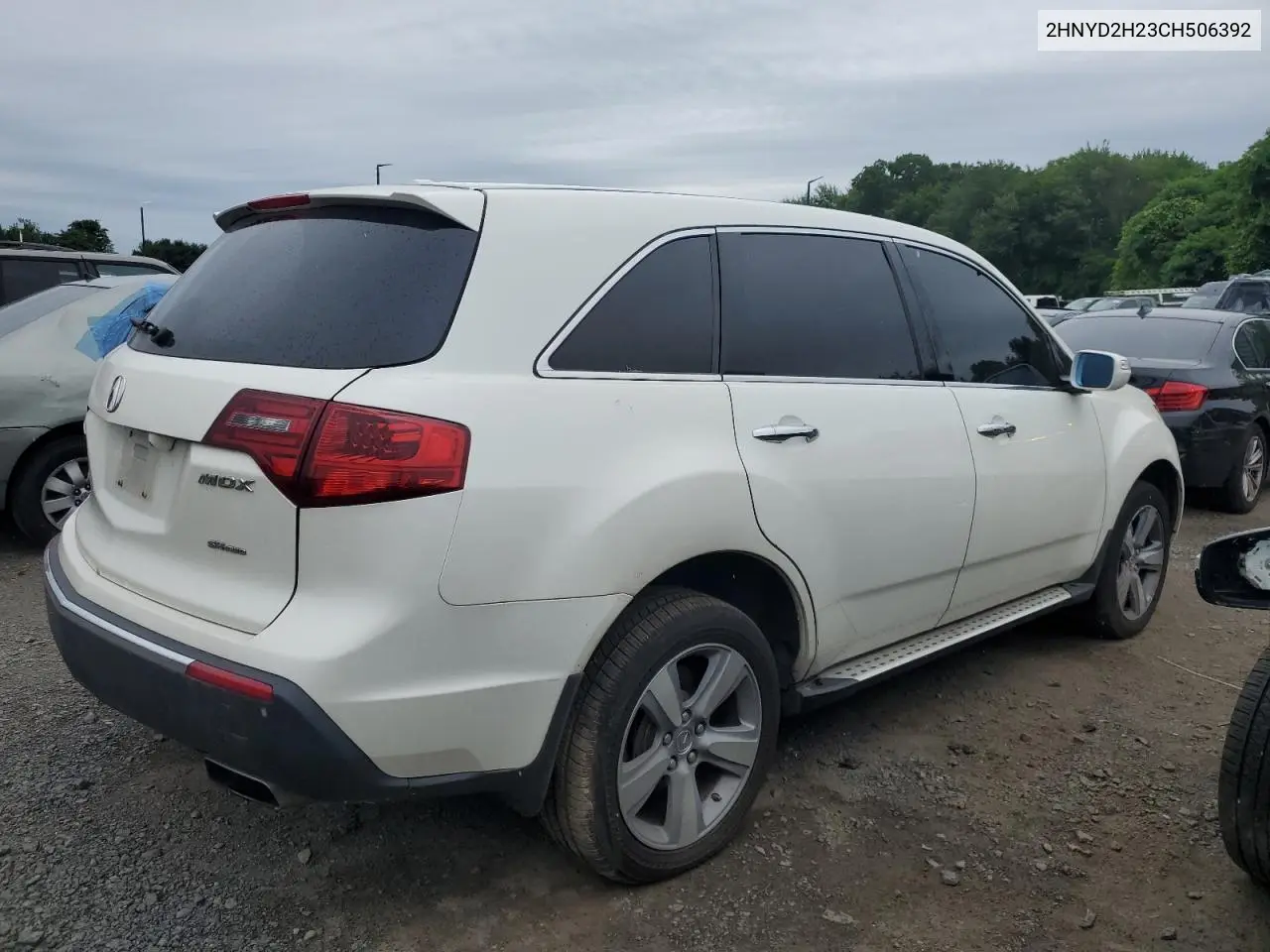 2012 Acura Mdx VIN: 2HNYD2H23CH506392 Lot: 61394335