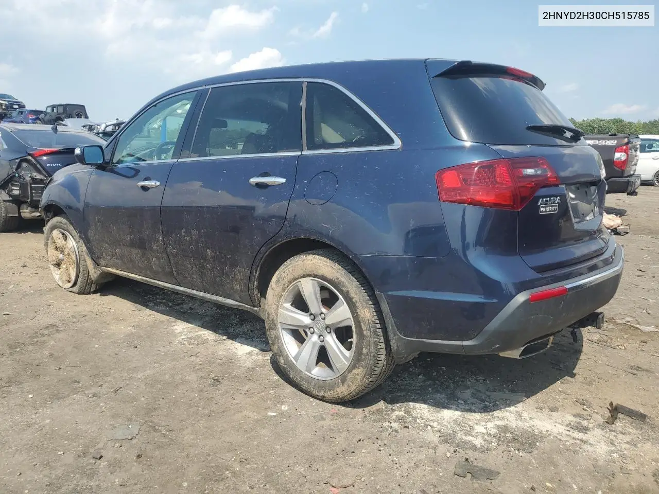 2012 Acura Mdx Technology VIN: 2HNYD2H30CH515785 Lot: 61897715