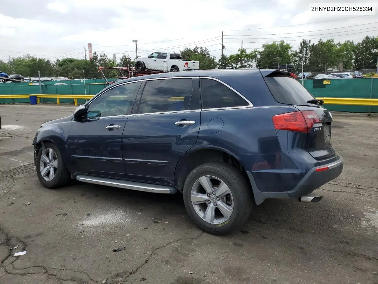2012 Acura Mdx VIN: 2HNYD2H20CH528334 Lot: 62582225