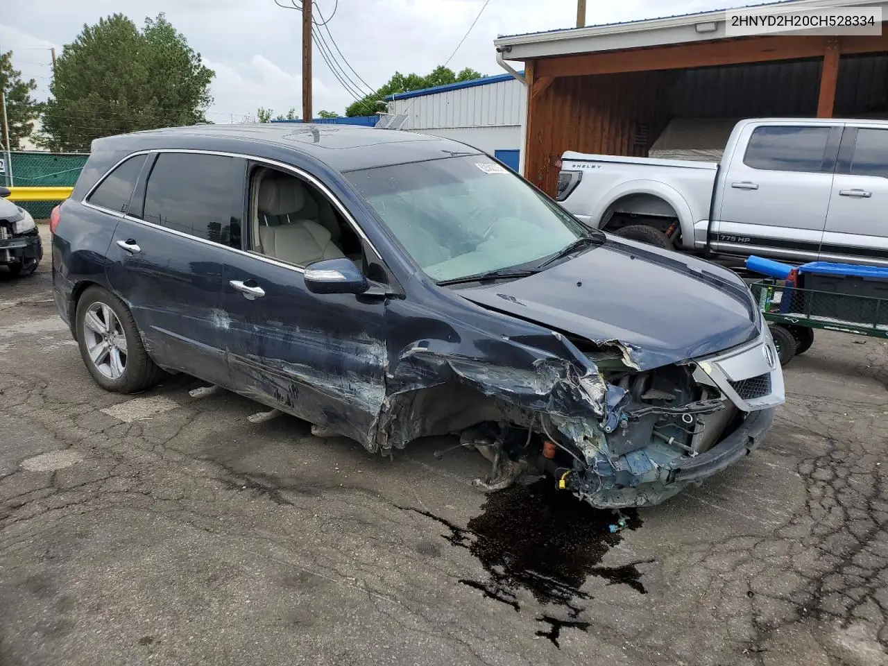 2012 Acura Mdx VIN: 2HNYD2H20CH528334 Lot: 62582225