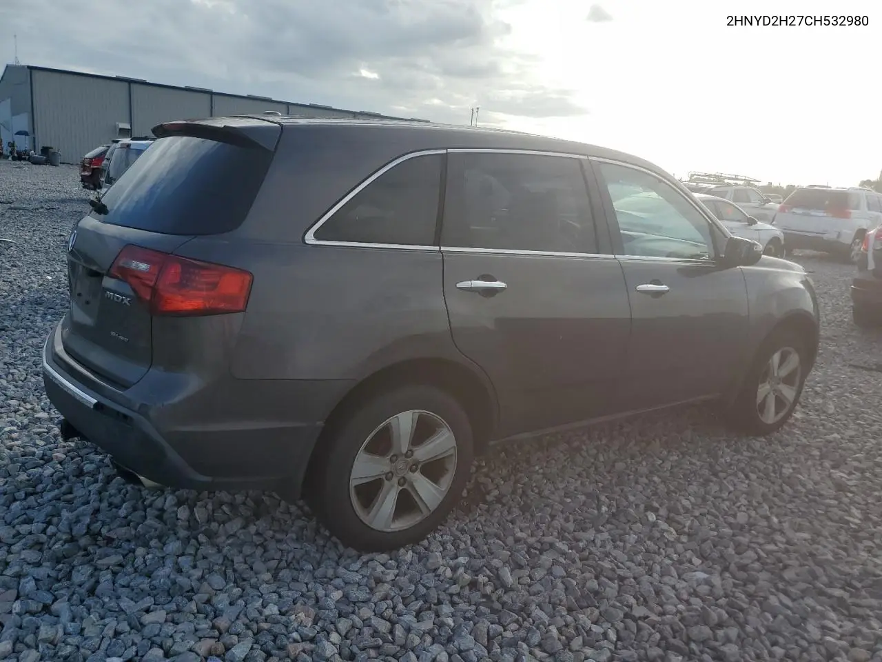 2012 Acura Mdx VIN: 2HNYD2H27CH532980 Lot: 62906495