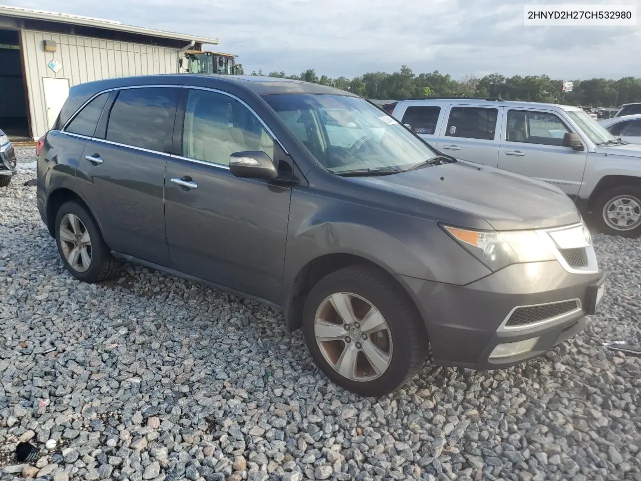 2012 Acura Mdx VIN: 2HNYD2H27CH532980 Lot: 62906495