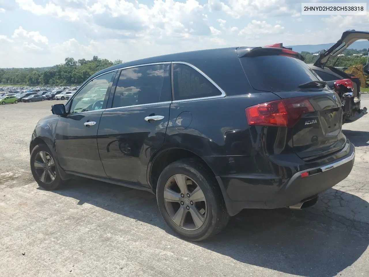 2012 Acura Mdx VIN: 2HNYD2H28CH538318 Lot: 63476995