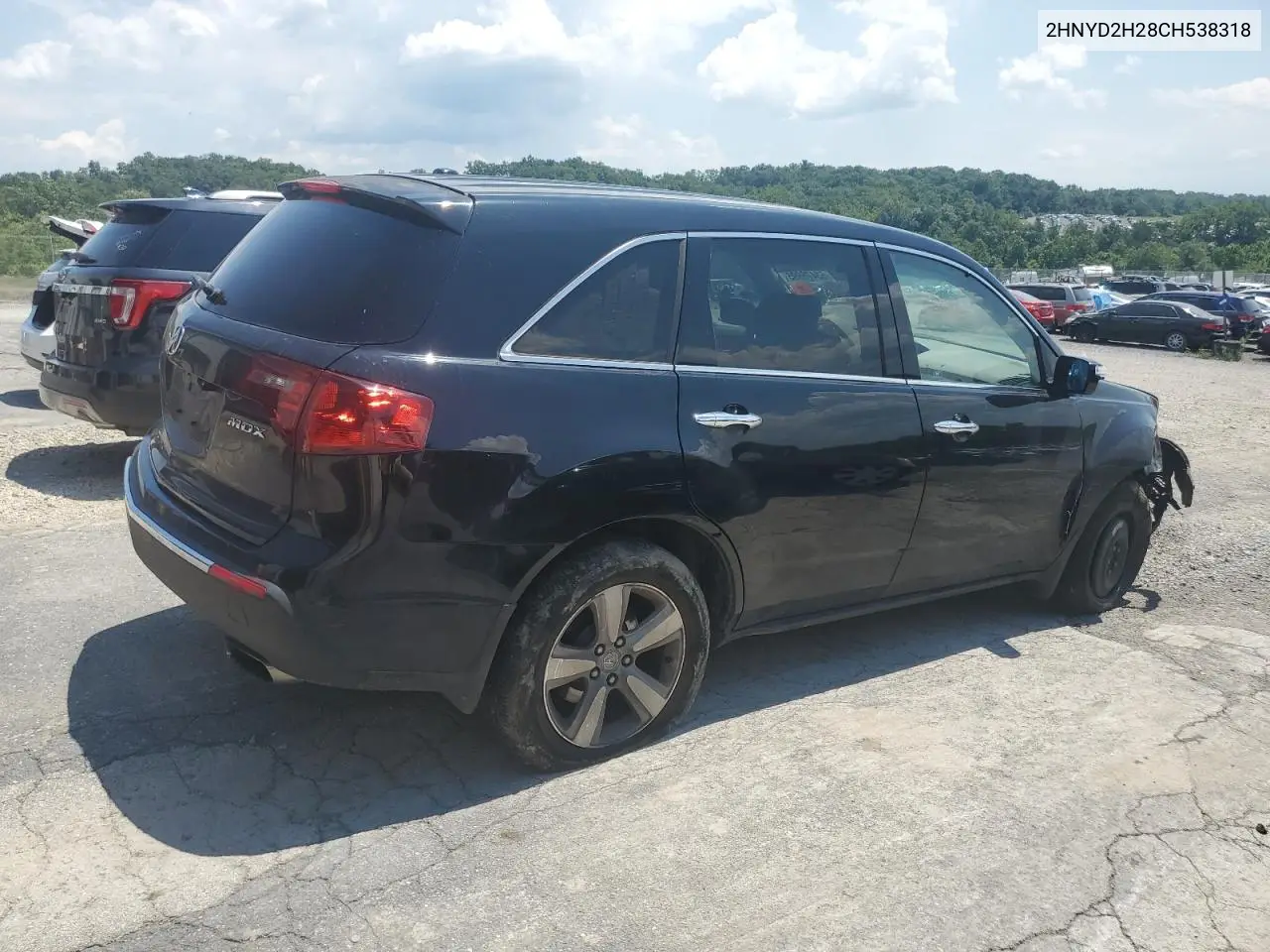 2012 Acura Mdx VIN: 2HNYD2H28CH538318 Lot: 63476995