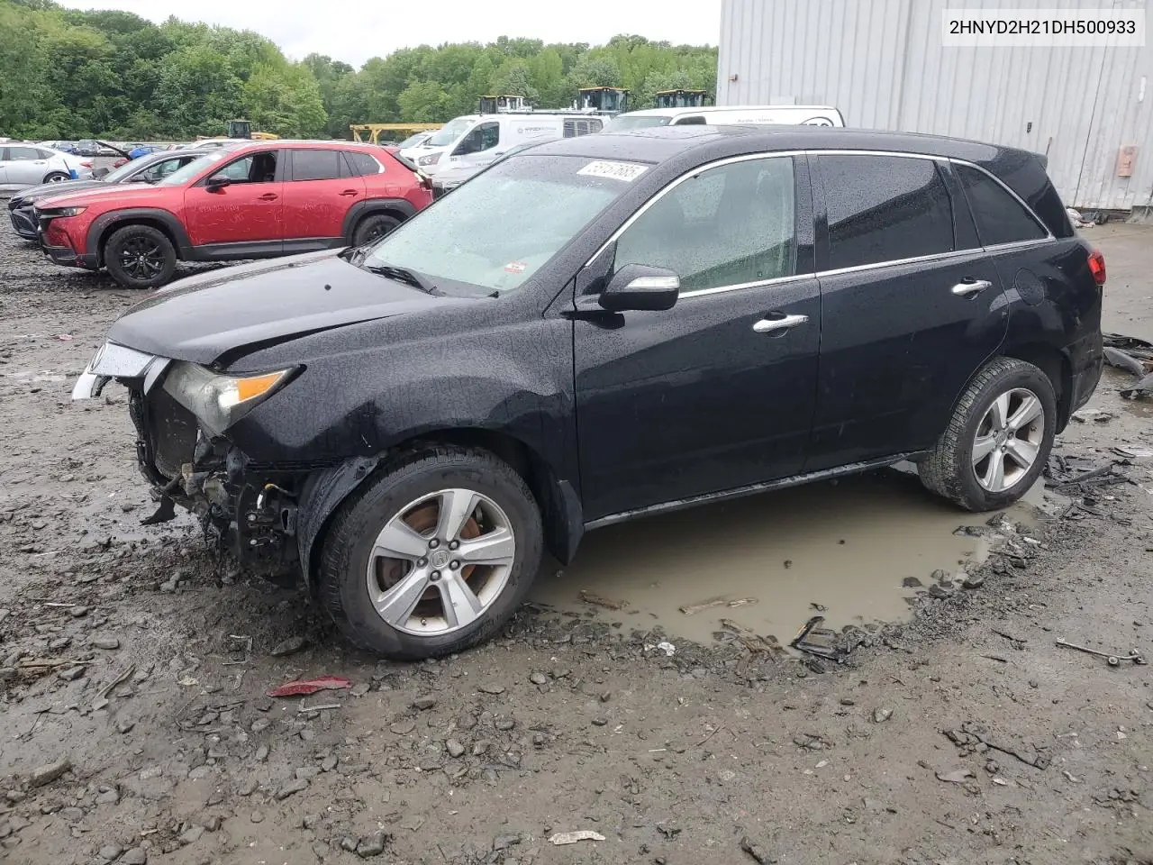 2013 Acura Mdx VIN: 2HNYD2H21DH500933 Lot: 55157685