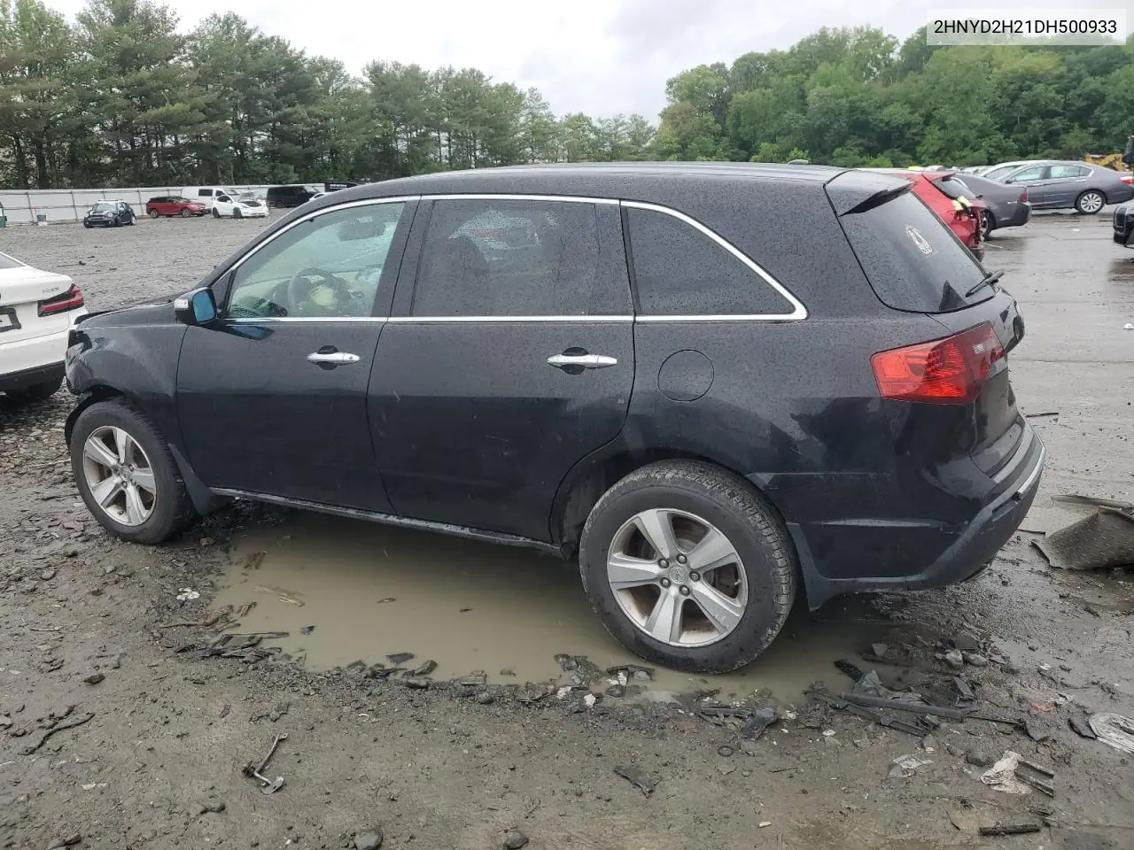 2013 Acura Mdx VIN: 2HNYD2H21DH500933 Lot: 55157685