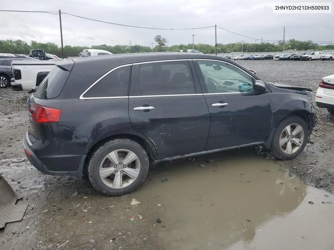 2013 Acura Mdx VIN: 2HNYD2H21DH500933 Lot: 55157685