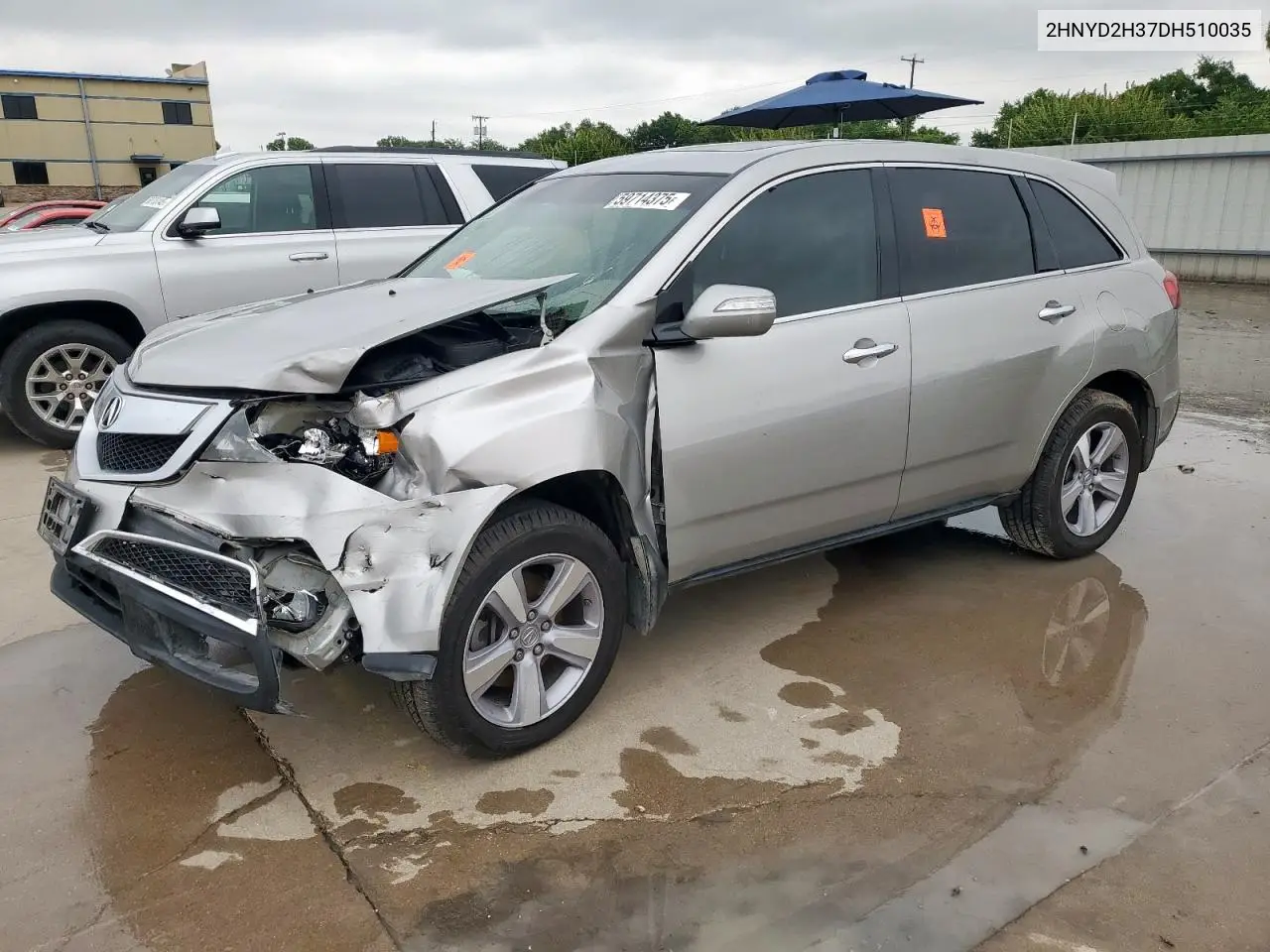 2013 Acura Mdx Technology VIN: 2HNYD2H37DH510035 Lot: 59714375