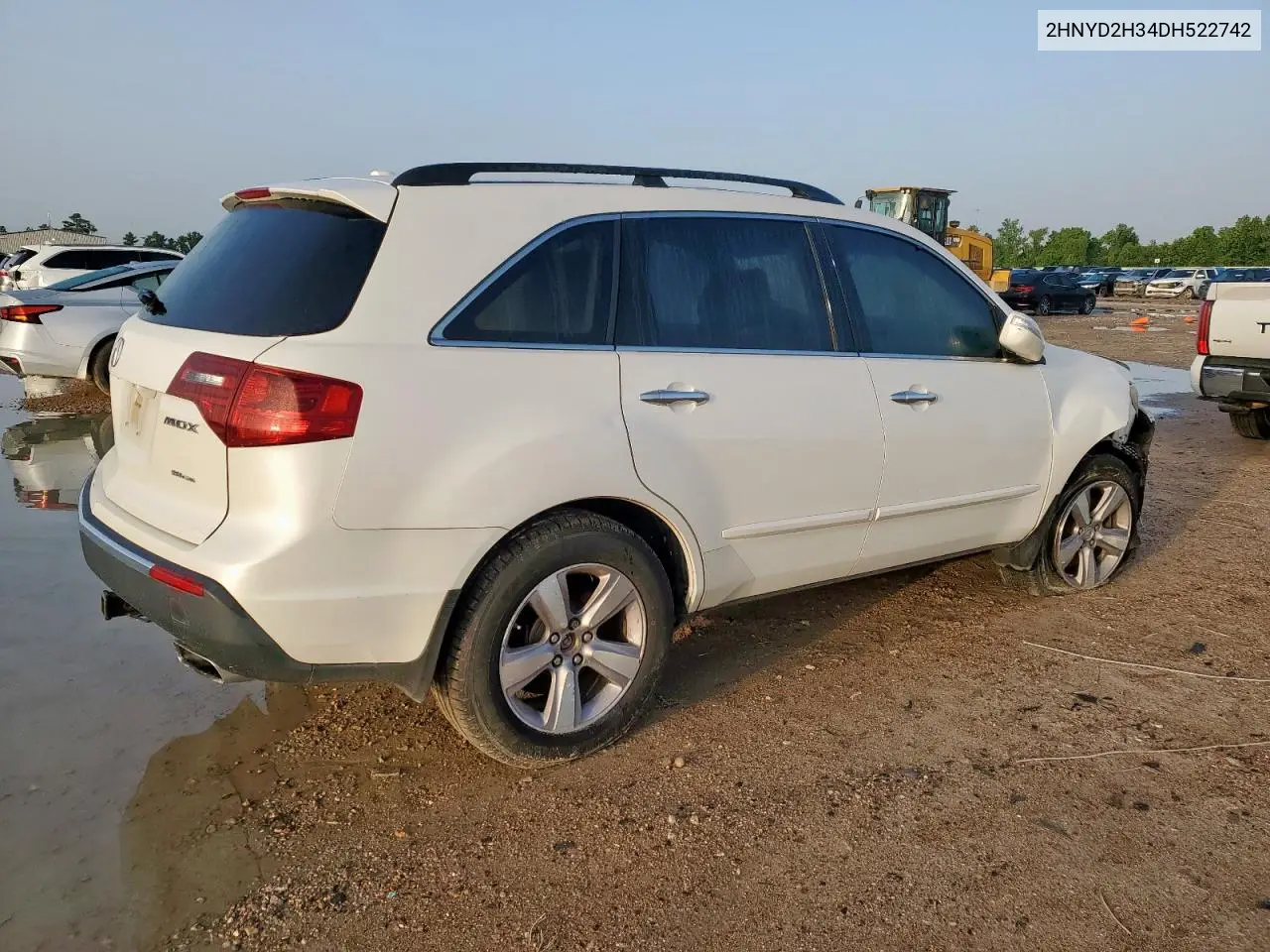 2013 Acura Mdx Technology VIN: 2HNYD2H34DH522742 Lot: 61027385