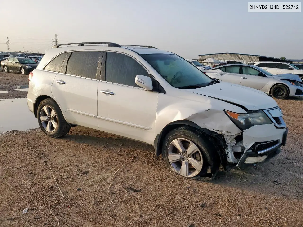 2013 Acura Mdx Technology VIN: 2HNYD2H34DH522742 Lot: 61027385