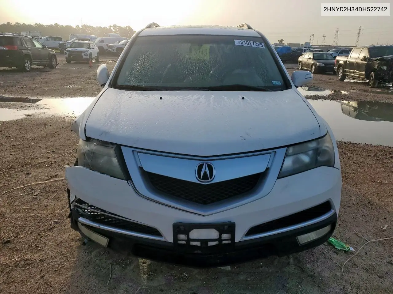 2013 Acura Mdx Technology VIN: 2HNYD2H34DH522742 Lot: 61027385