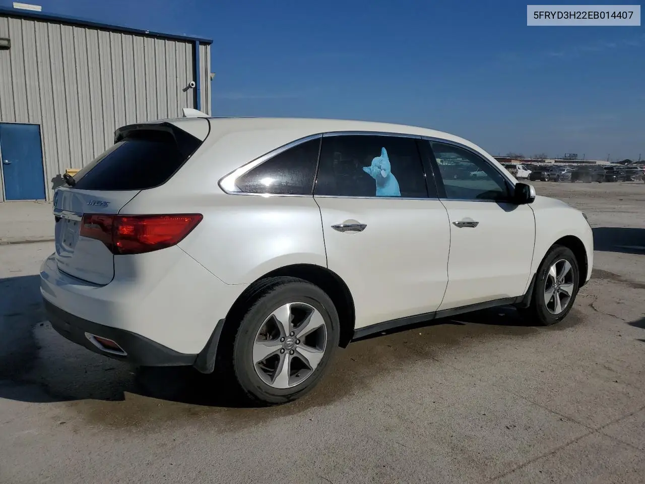 2014 Acura Mdx VIN: 5FRYD3H22EB014407 Lot: 46818645
