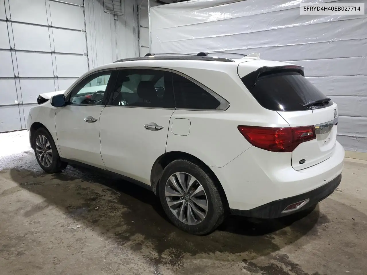 2014 Acura Mdx Technology VIN: 5FRYD4H40EB027714 Lot: 47245575