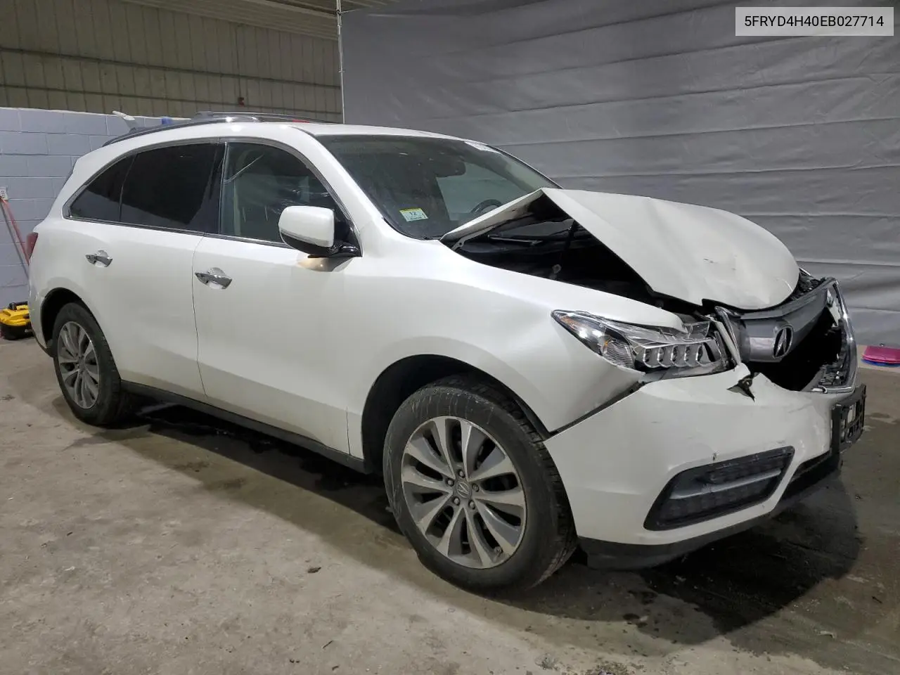 2014 Acura Mdx Technology VIN: 5FRYD4H40EB027714 Lot: 47245575