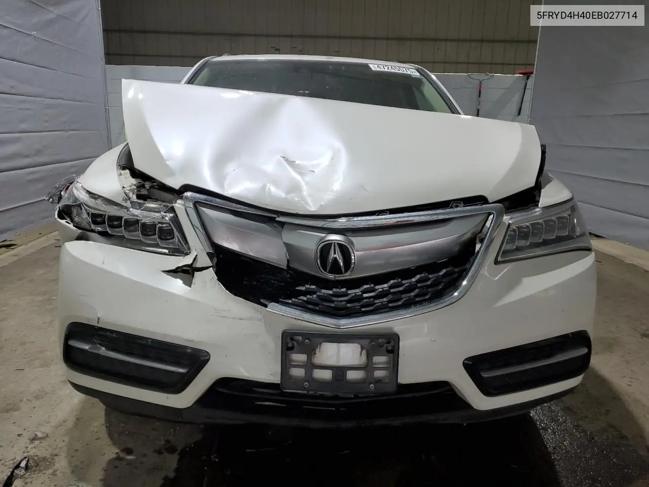 2014 Acura Mdx Technology VIN: 5FRYD4H40EB027714 Lot: 47245575