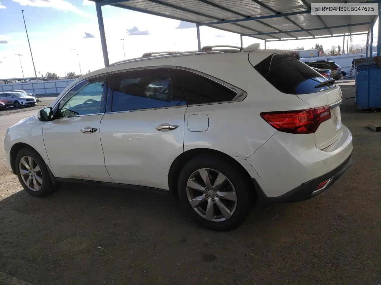 2014 Acura Mdx Advance VIN: 5FRYD4H89EB047625 Lot: 49303185