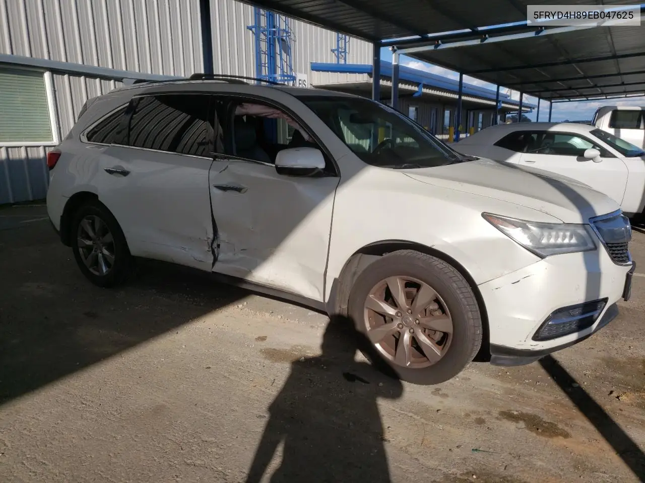 2014 Acura Mdx Advance VIN: 5FRYD4H89EB047625 Lot: 49303185