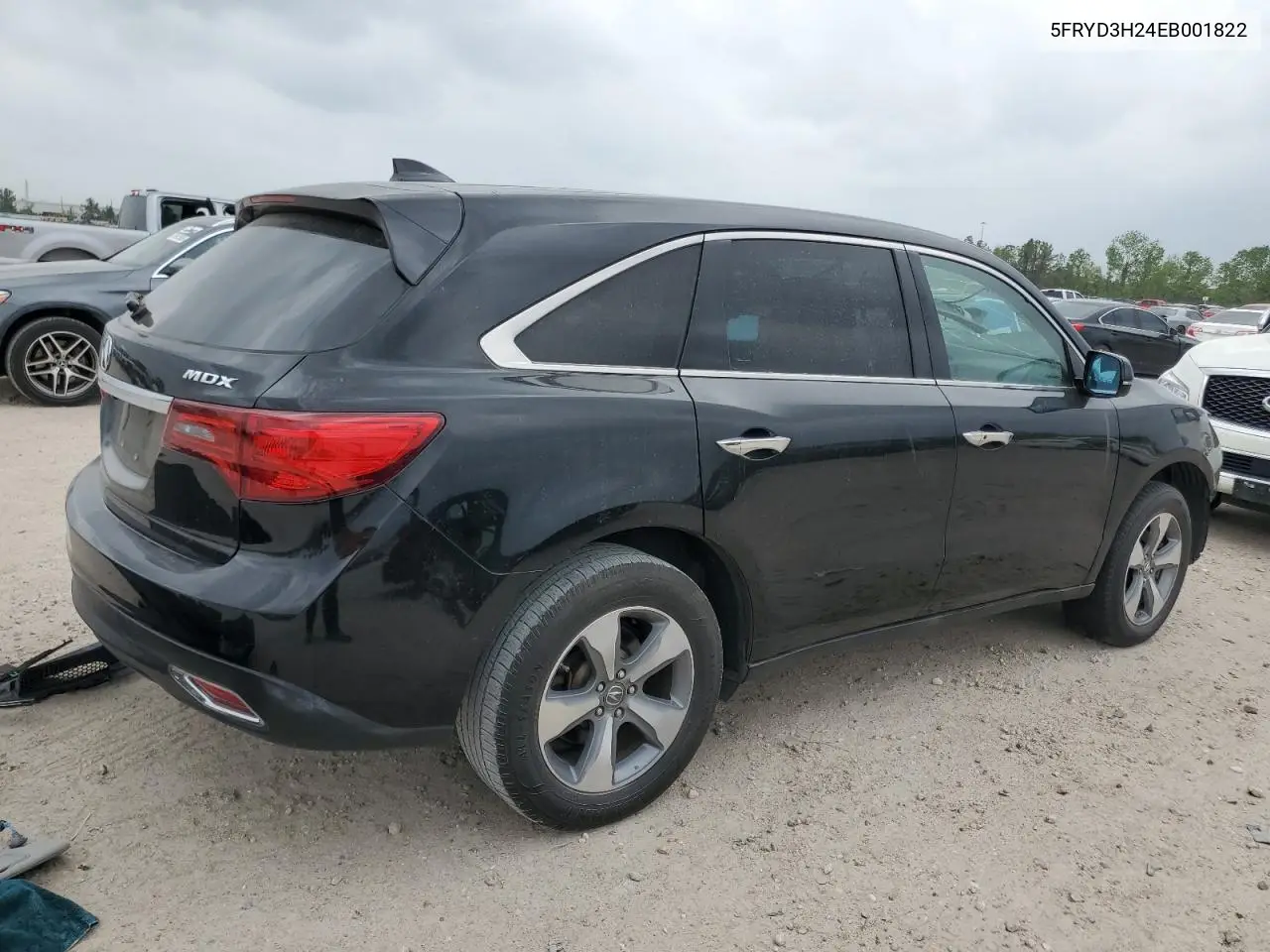 2014 Acura Mdx VIN: 5FRYD3H24EB001822 Lot: 51503755