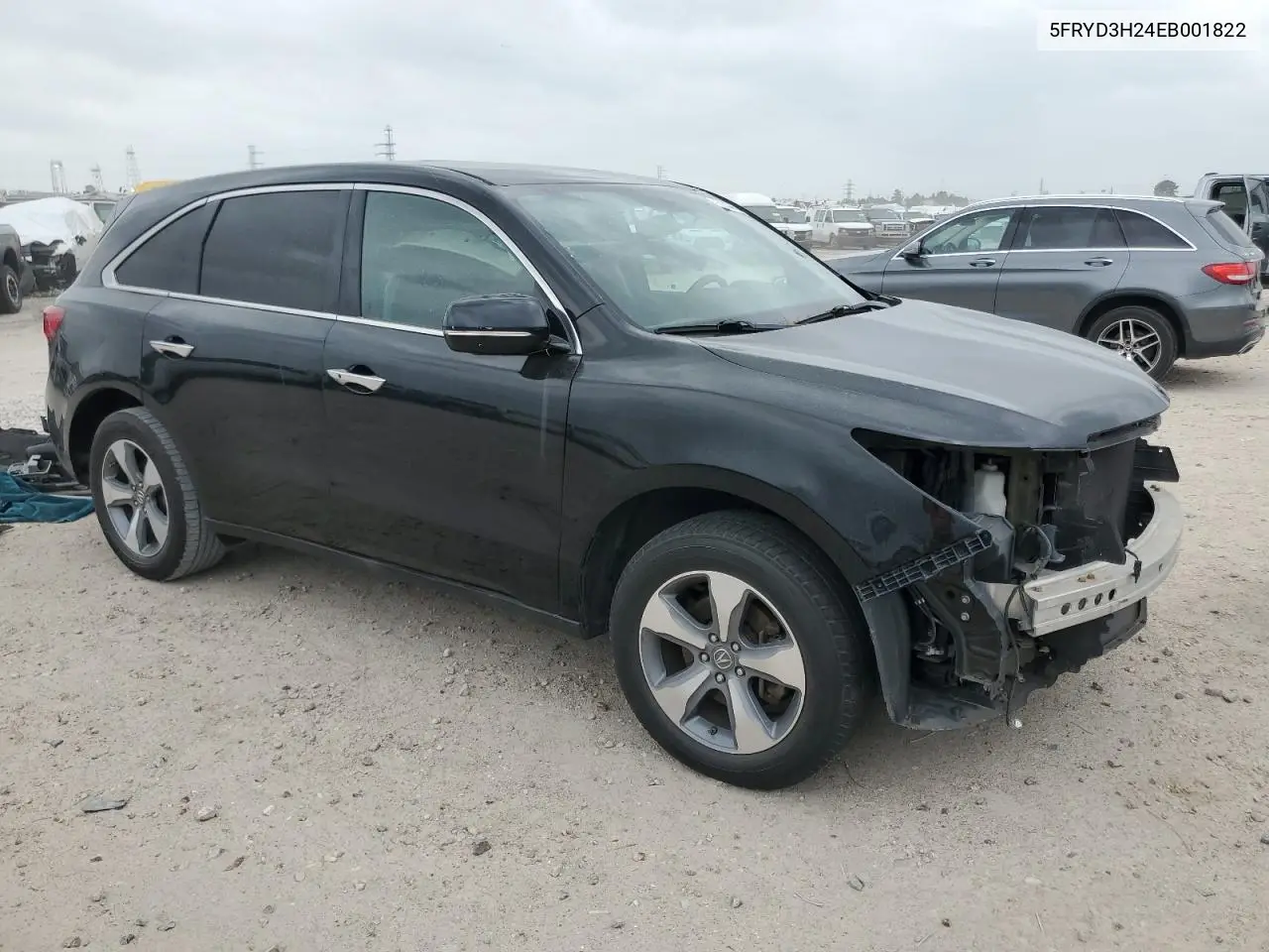 2014 Acura Mdx VIN: 5FRYD3H24EB001822 Lot: 51503755