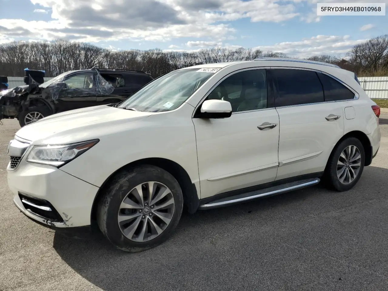 2014 Acura Mdx Technology VIN: 5FRYD3H49EB010968 Lot: 52149615