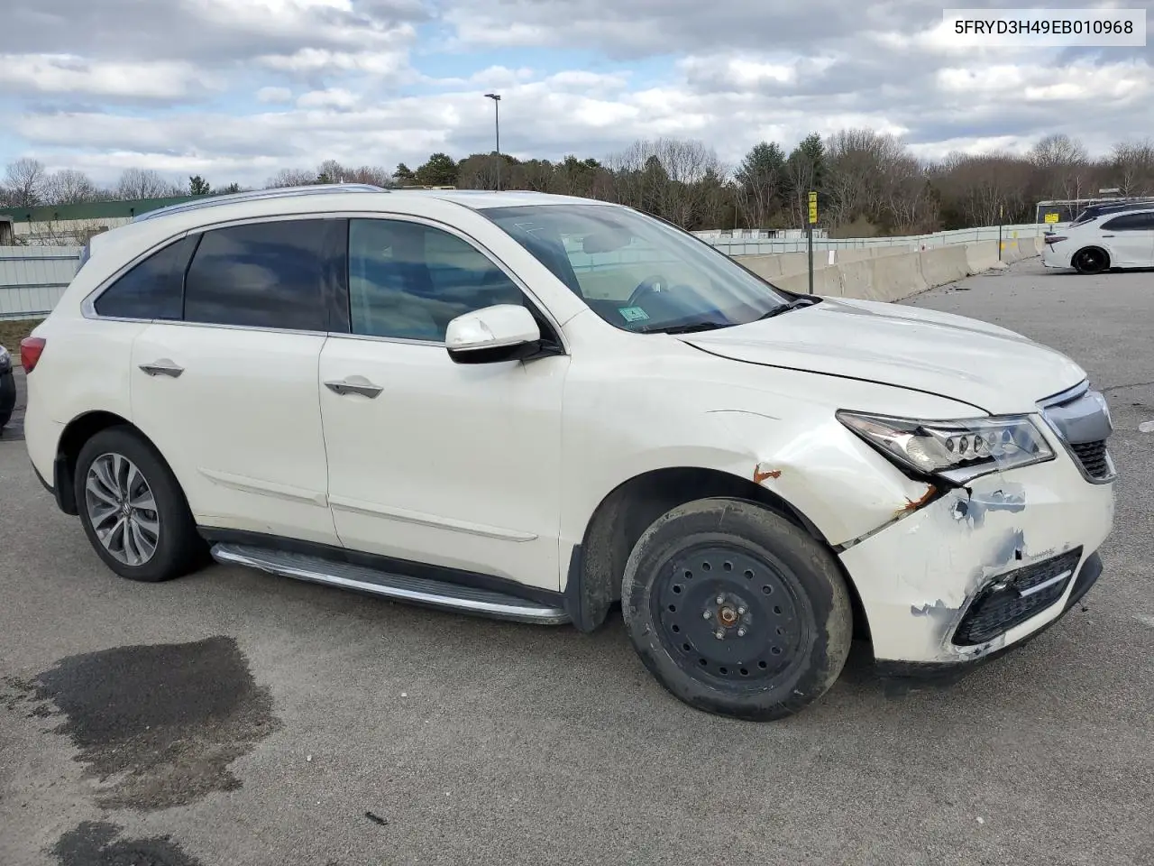 2014 Acura Mdx Technology VIN: 5FRYD3H49EB010968 Lot: 52149615