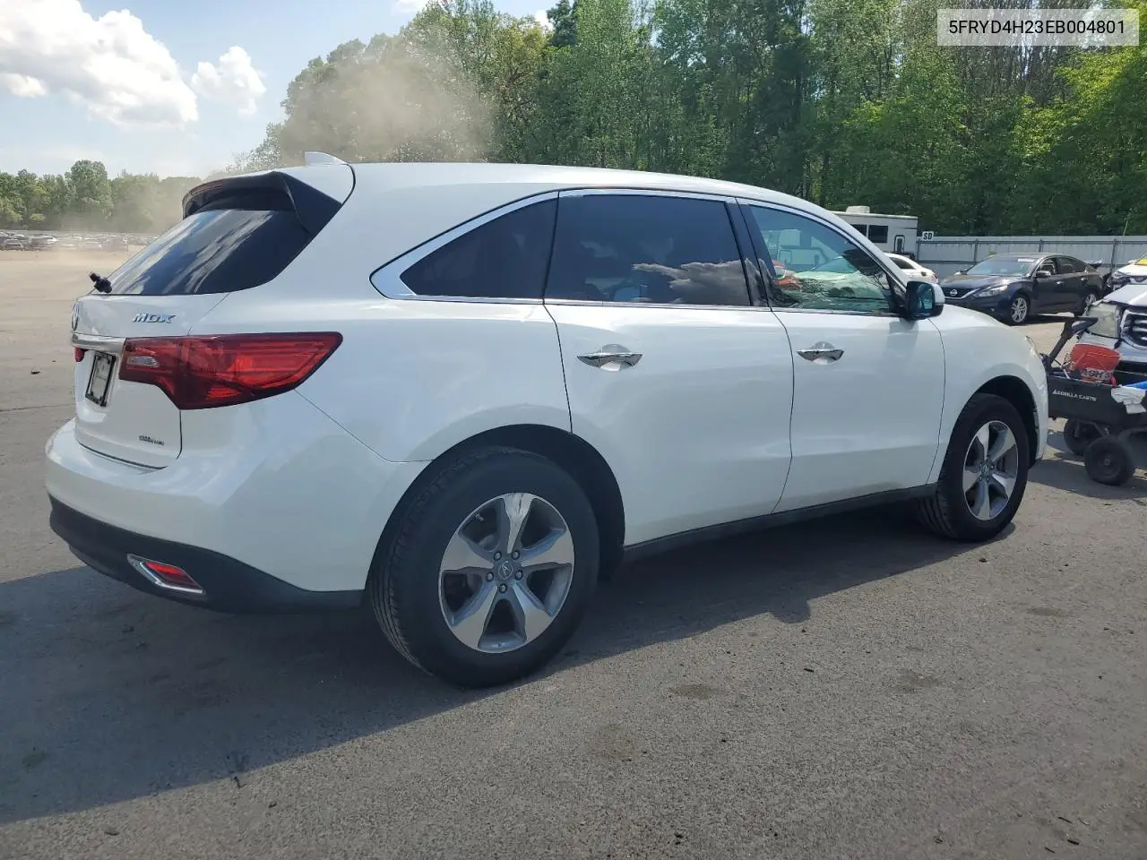 2014 Acura Mdx VIN: 5FRYD4H23EB004801 Lot: 56043765