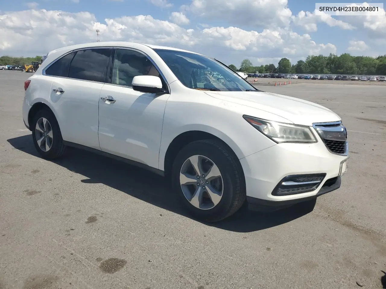 2014 Acura Mdx VIN: 5FRYD4H23EB004801 Lot: 56043765