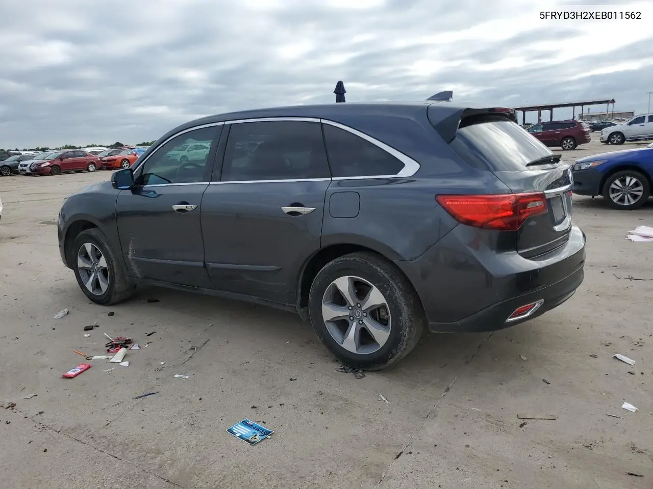 2014 Acura Mdx VIN: 5FRYD3H2XEB011562 Lot: 56103115