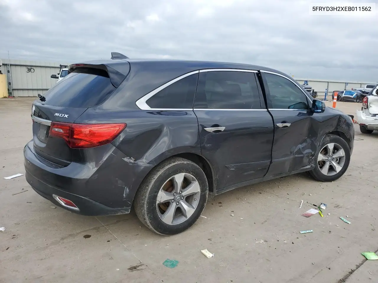 2014 Acura Mdx VIN: 5FRYD3H2XEB011562 Lot: 56103115